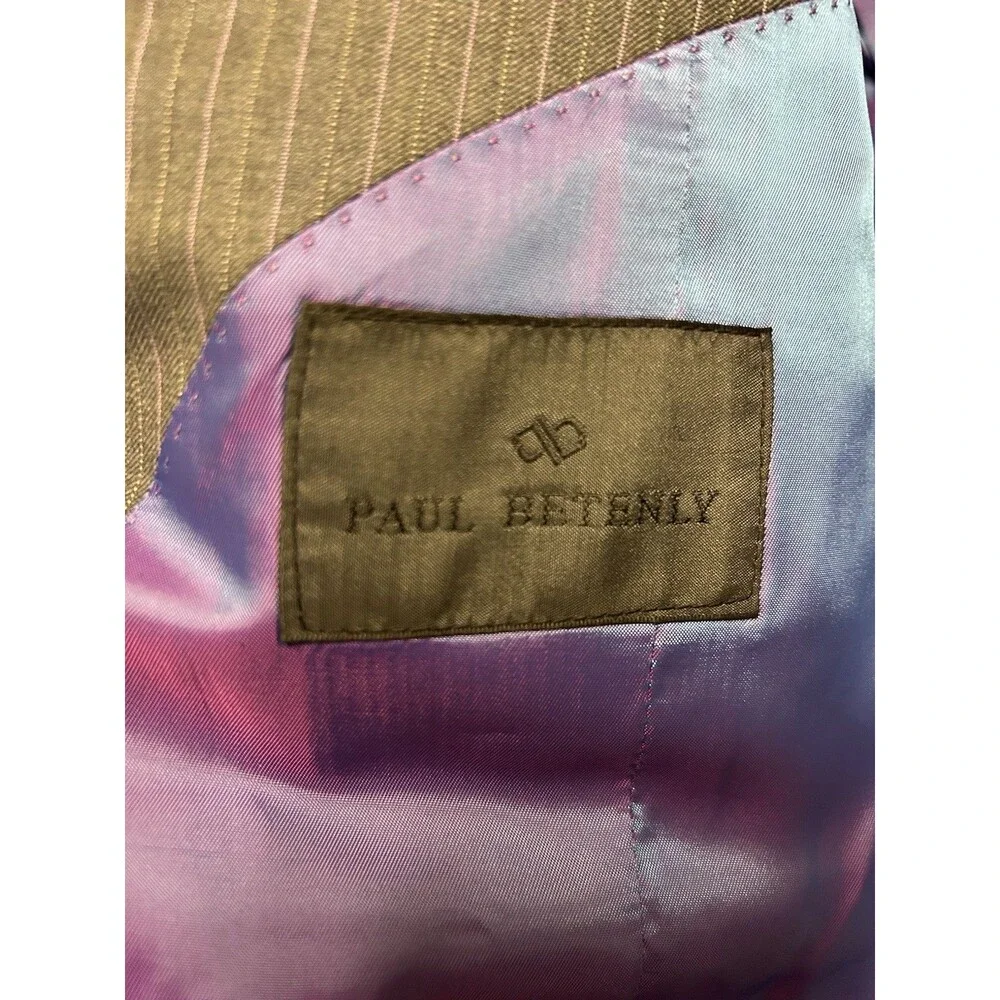 PAUL BETENLY Thomas Grey Jacket BLAZER SPORT COAT Lanificio Filarte Italian 42L